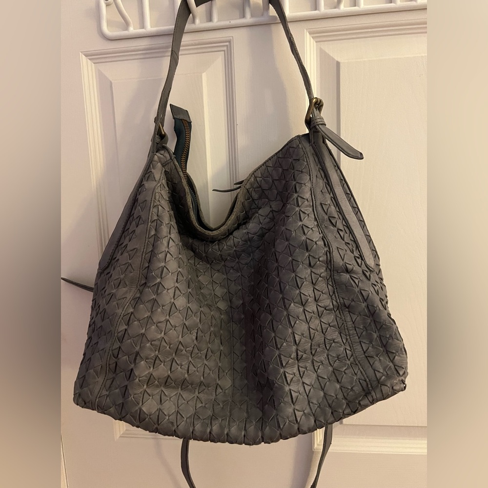 Valentina denim blue purse